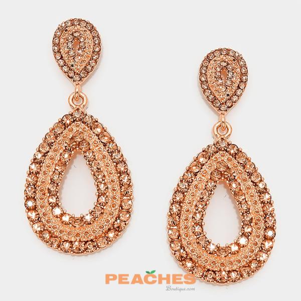 Earrings, Prom Earrings Peaches Boutique