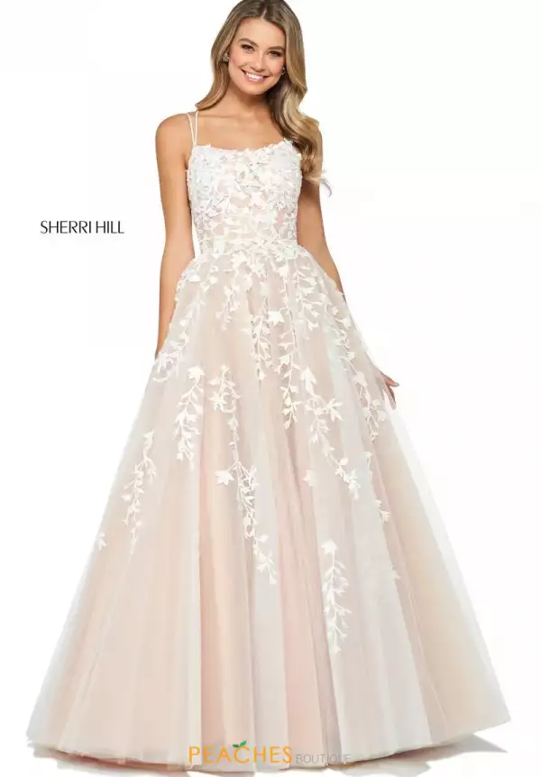 Sherri Hill Corset Lace Up Dress 53116