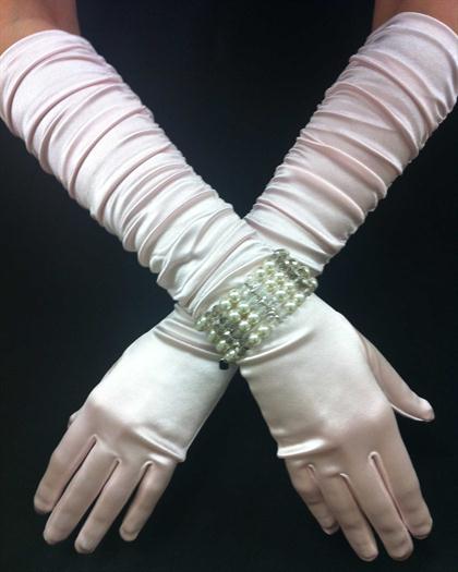 PinkScrunchyGloves - 