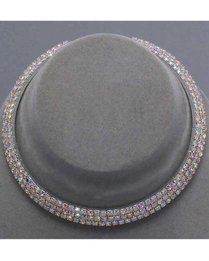 3StrandIridescentChoker - Iridescent
