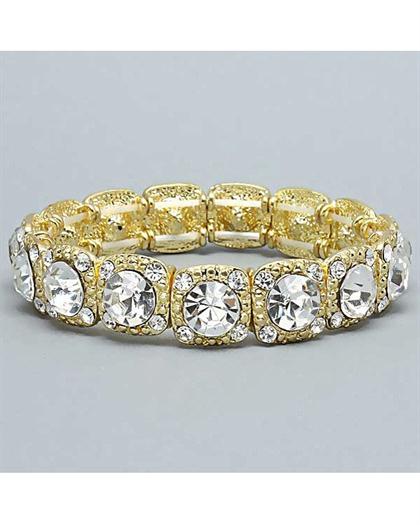 GoldStretchableBracelet - Gold