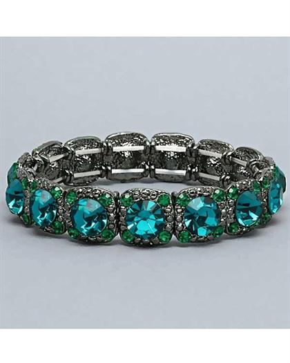 TealStretchableBracelet - Teal