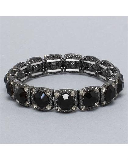 BlackStretchableBracelet - Black