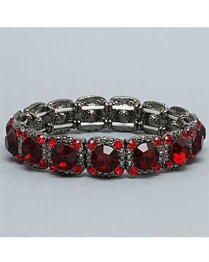 RedStretchableBracelet - Red