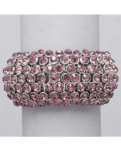 7StrandPinkBracelet - Pink