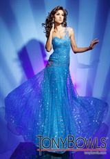 2012 Tony Bowls Le Gala Prom Dresses 112541.  Available in Peacock