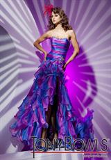 2012 Tony Bowls Paris Prom Dresses 112702.  Available in Blue/Multi