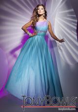 2012 Tony Bowls Paris Prom Dresses 112735.  Available in Blue/Multi