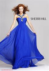 2012 Sherri Hill Prom Dresses 1455.  Available in Fuchsia, Green, Lilac, Orange, Red, Royal, White, Yellow