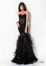 Jovani 172008.  Available in Black/Silver, Fuchsia, Olive, Royal