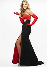 2012 Landa Pageant Dresses G541.  Available in Black/Lime, Black/Peony, Black/Red