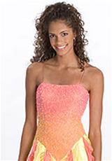 Z-Debora Rachelle Sale Dress P680.  Available in Yellow/Coral