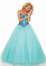 Mori Lee 93012.  Available in Aqua, Light Purple, Pink Panther
