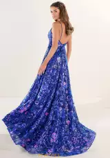 Royal Blue Floral