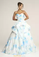 White/Soft Blue