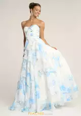 White/Soft Blue