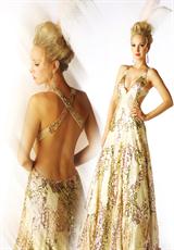 2012 MacDuggal Prom Dresses 3535H.  Available in Ivory/Gold