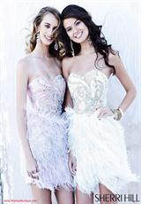 2012 Sherri Hill Prom Dresses 3851.  Available in Ivory, Pink