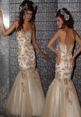 2012 MacDuggal Prom Dresses 42460M.  Available in Ivory/Gold