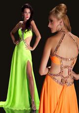 2012 Cassandra Stone Prom Dresses 50014A.  Available in Neon Lime, Neon Orange