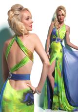2012 Cassandra Stone Prom Dresses 50036A.  Available in Lime/Multi