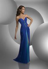 2012 Shimmer Prom Dresses 59403.  Available in Cobalt/Turq, Fuchsia/Orange, Ivory