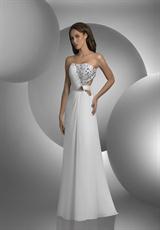 2012 Shimmer Prom Dresses 59409.  Available in Ivory, Ocean, Purple