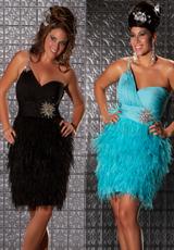 2012 Fabulouss Plus Size Prom Dresses 6304F.  Available in Aqua, Black