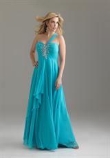 2012 Night Moves Prom Dresses 6376W.  Available in Blue, Fuchsia, Yellow