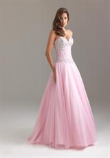 2012 Night Moves Prom Dresses 6439.  Available in Pink, Sky, White