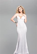 Faviana 6711.  Available in Black, Hunter Green, Lipstick, Royal, Silver, White