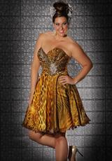 2012 Fabulouss Plus Size Prom Dresses 7263F.  Available in Animal