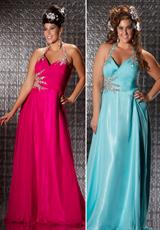 2012 Fabulouss Plus Size Prom Dresses 81609F.  Available in Aqua, Lipstick