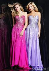 Sherri Hill 8427.  Available in Fuchsia, Lilac, Peach, Pink, Turquoise