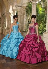 2012 Vizcaya Quinceanera Dresses 87046.  Available in Aqua, Berry, Mediterranean