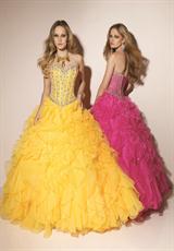 2012 Mori Lee Prom Dresses 91005.  Available in Bright Yellow, Hot Pink
