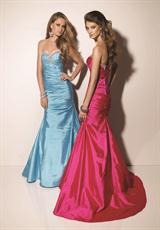 Aqua and Cerise