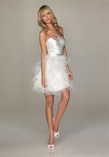 2012 Evenings By Allure Prom Dresses A410.  Available in Black, Ivory, Red