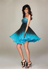 Evenings By Allure A470.  Available in Turquoise/Black