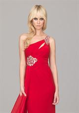 Evenings By Allure A520.  Available in Black, Coral, Red