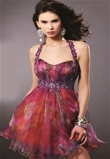 2012 Blush Prom Dresses 9148.  Available in Purple Multi, Yellow Multi