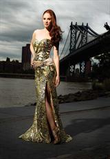 2012 Landa Pageant Dresses GE676.  Available in Champagne