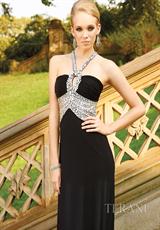 2012 Terani Prom Dresses JP611.  Available in Black, Purple, Red
