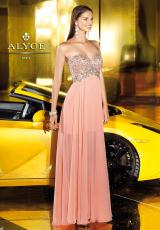 Alyce 6102.  Available in Coral, Ice Blue