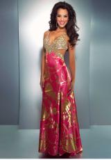 Cassandra Stone 4213A.  Available in Black/Gold, Hot Pink, Ivory/Gold
