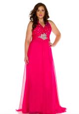 Cassandra Stone II Plus Size 64391K.  Available in Lipstick, Teal