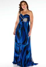 Cassandra Stone II Plus Size 64450K.  Available in Black/Blue