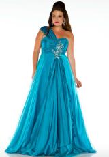 Cassandra Stone II Plus Size 76156K.  Available in Peacock, Red
