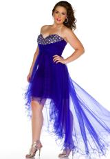 Cassandra Stone II Plus Size 76467K.  Available in Cobalt, Hot Pink