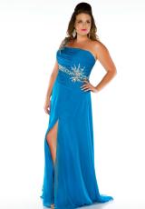 Cassandra Stone II Plus Size 81607K.  Available in Magenta, Peacock
